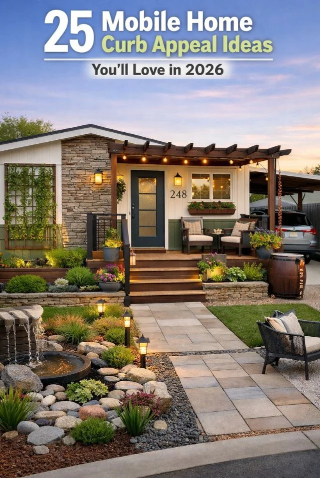 25 Mobile Home Curb Appeal Ideas You’ll Love in 2026