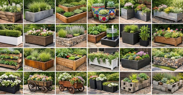 25 Outdoor Planter Box Ideas to Elevate Your Garden Style