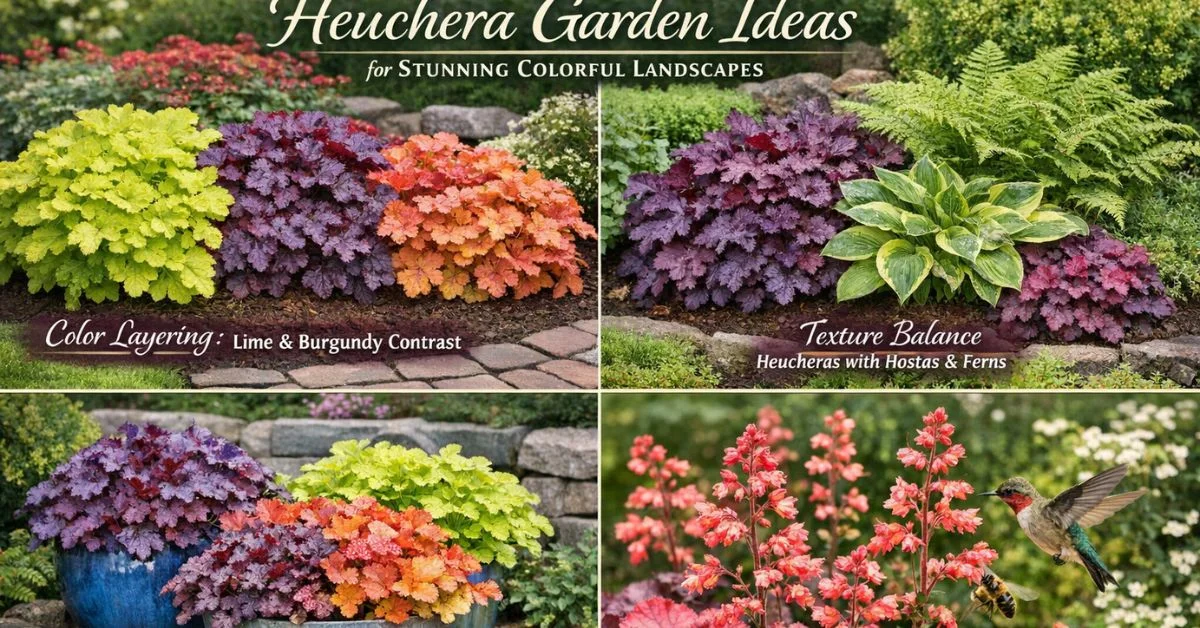 Heuchera Garden Ideas for Stunning Colorful Landscapes