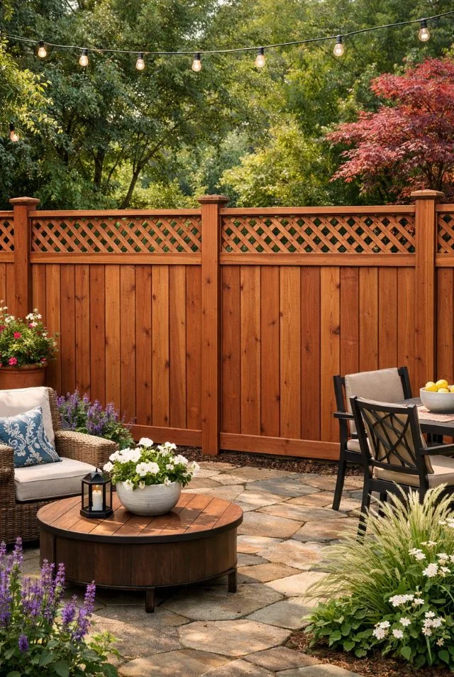 Lattice Top Softening Fence