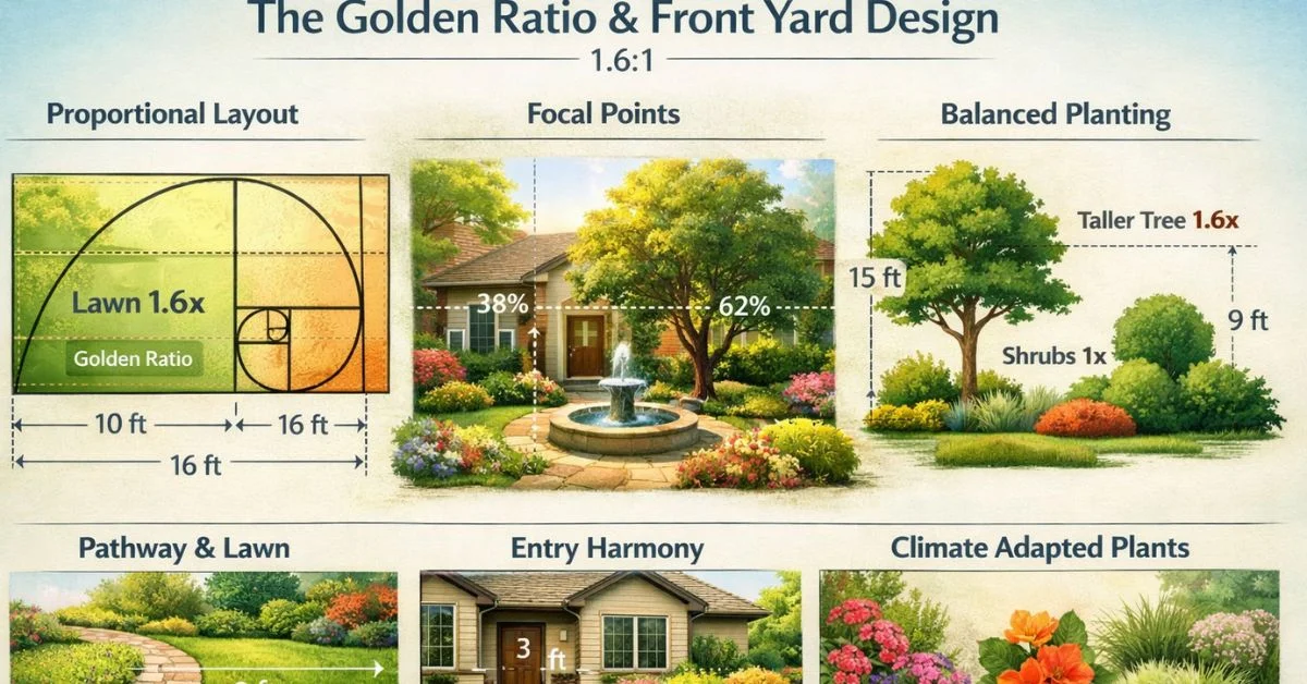 The Golden Ratio and Front Yard Design
