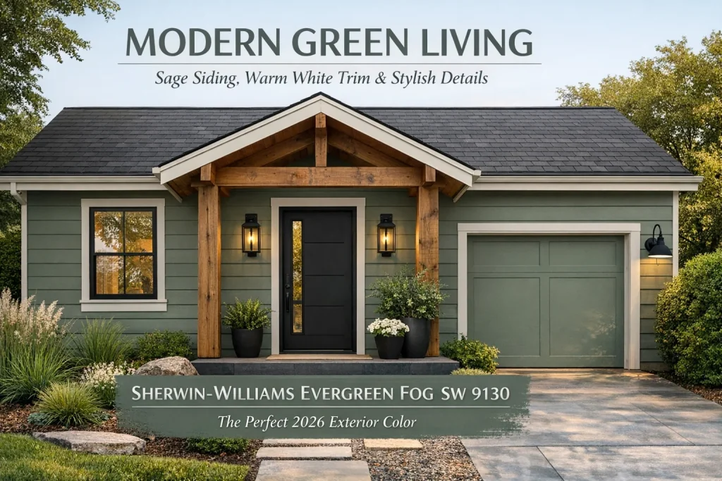 Try a Modern Green Exterior