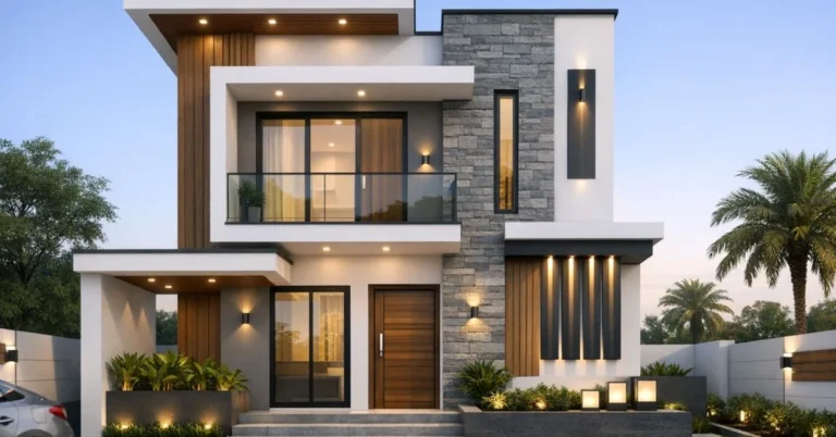 Modern Small House Front Elevation Design