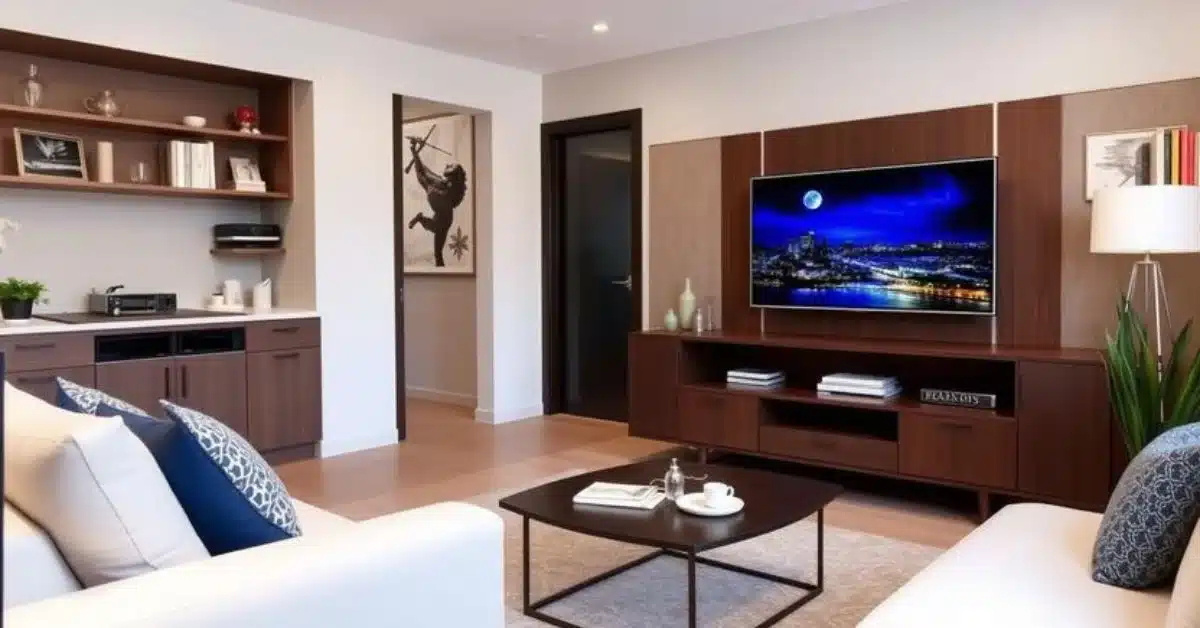 25 Small Living Room Ideas with TV to Maximize Space