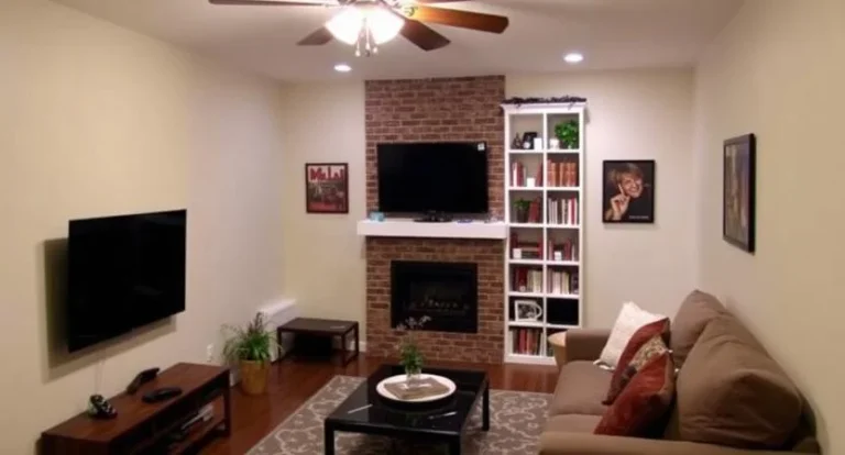 Very Small Living Room ideas with TV