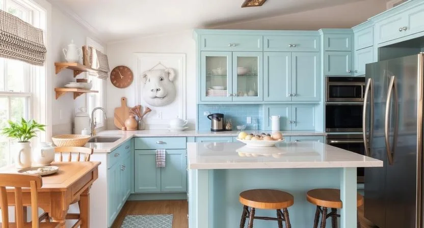 Coastal Home Decor Kitchen