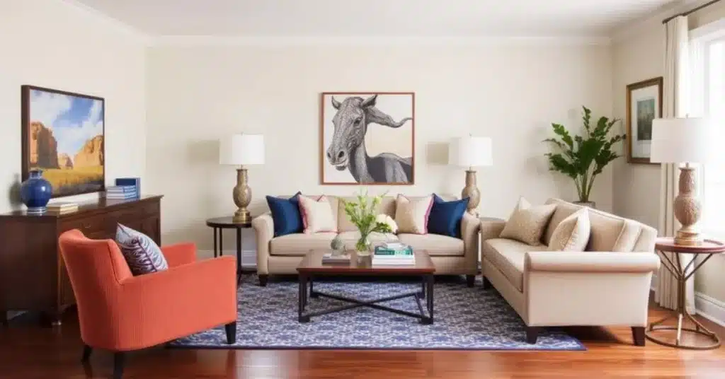 Float Furniture Away from Walls