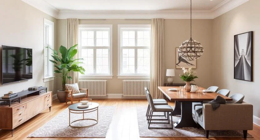 How Do You Zone a Living Room and Dining Area Without Walls