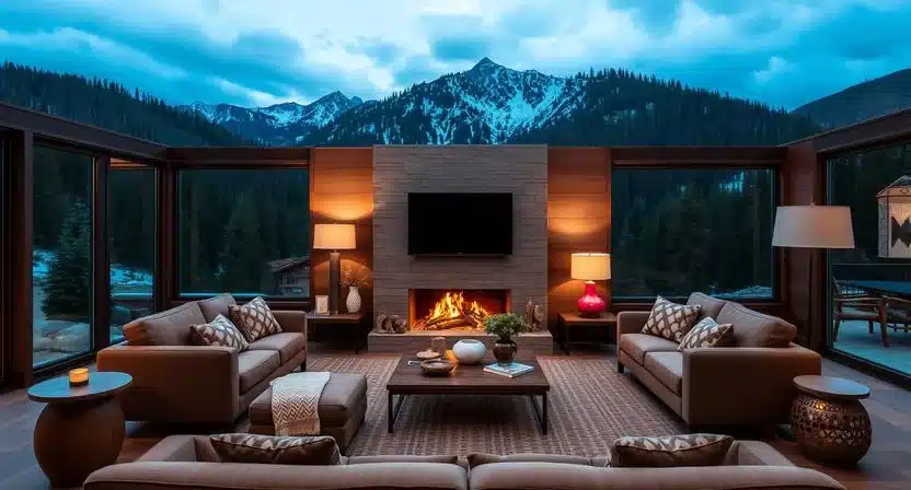 Living Room: The Heart of the Mountain Aesthetic