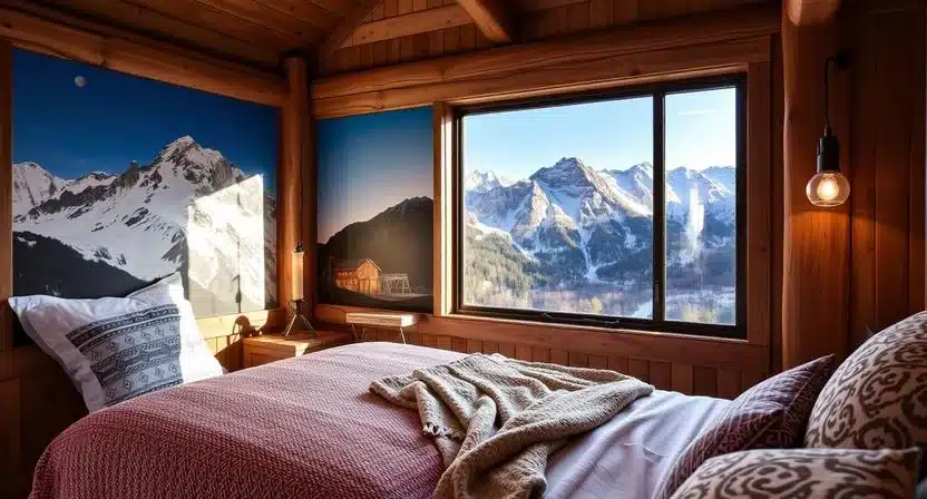 Mountain bedroom decor