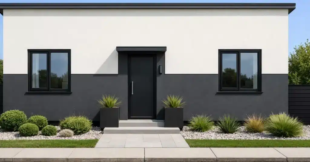 two-tone-exterior-wall-design-small-house