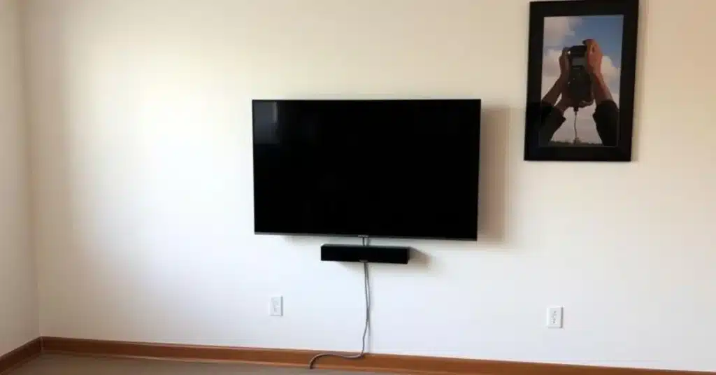 Wall-Mount the TV to Free Floor Space