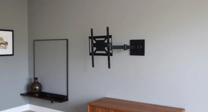 Wall-Mount the TV With a Swivel Arm