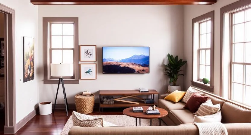Wall-Mount the TV.